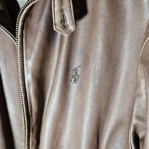 R.Lauren polo soft brown leather. Really good condition. minimal signs of wear.